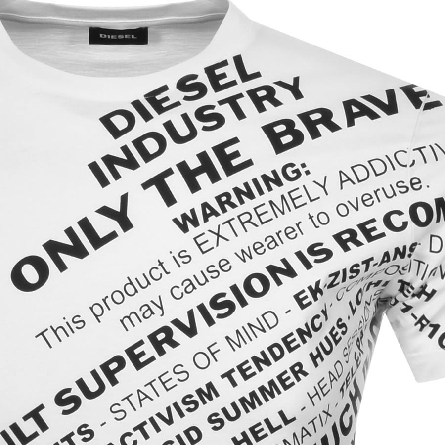 Alternative Image for ProductDiesel T Diego T Shirt White3